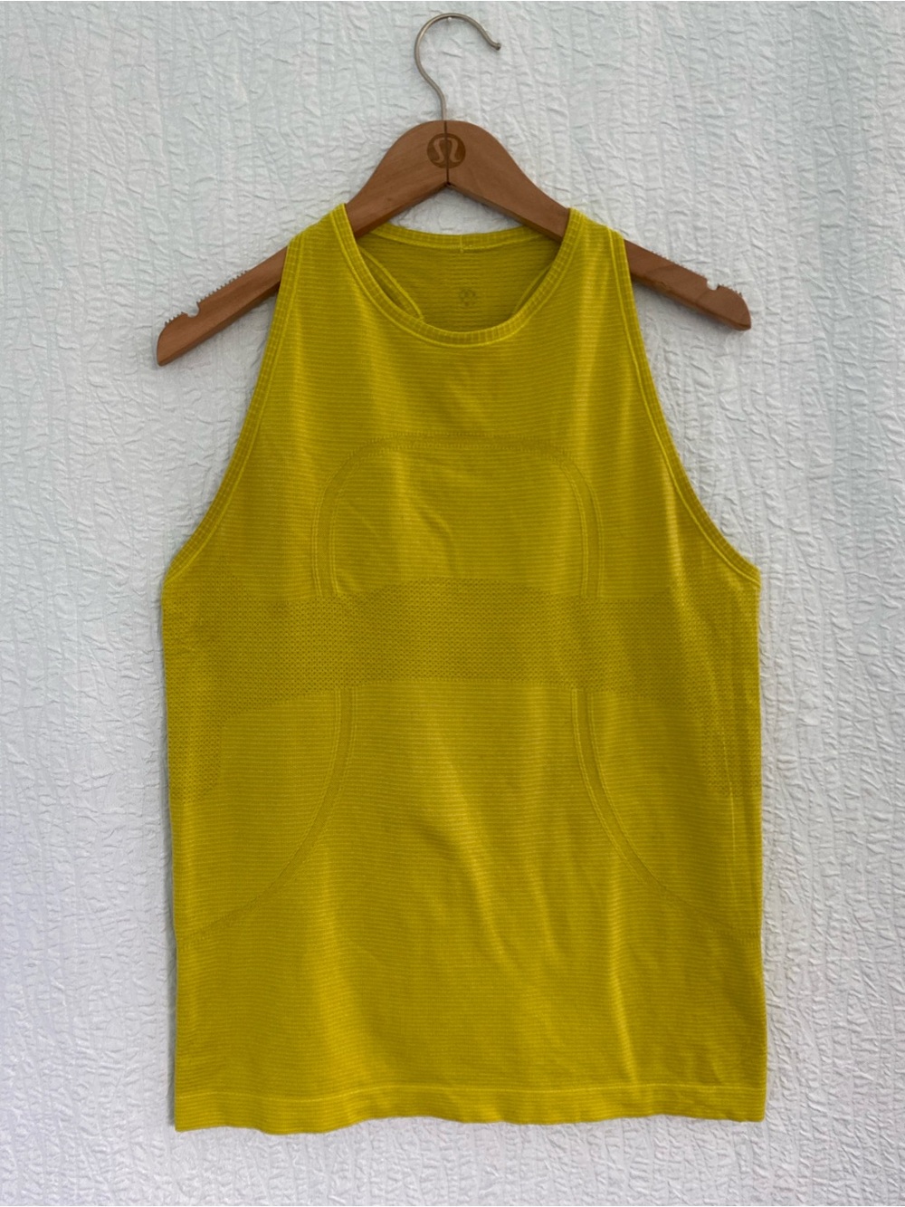 lululemon athletica High Neck Swifty Tech Bright Yellow Activewear Tank Top